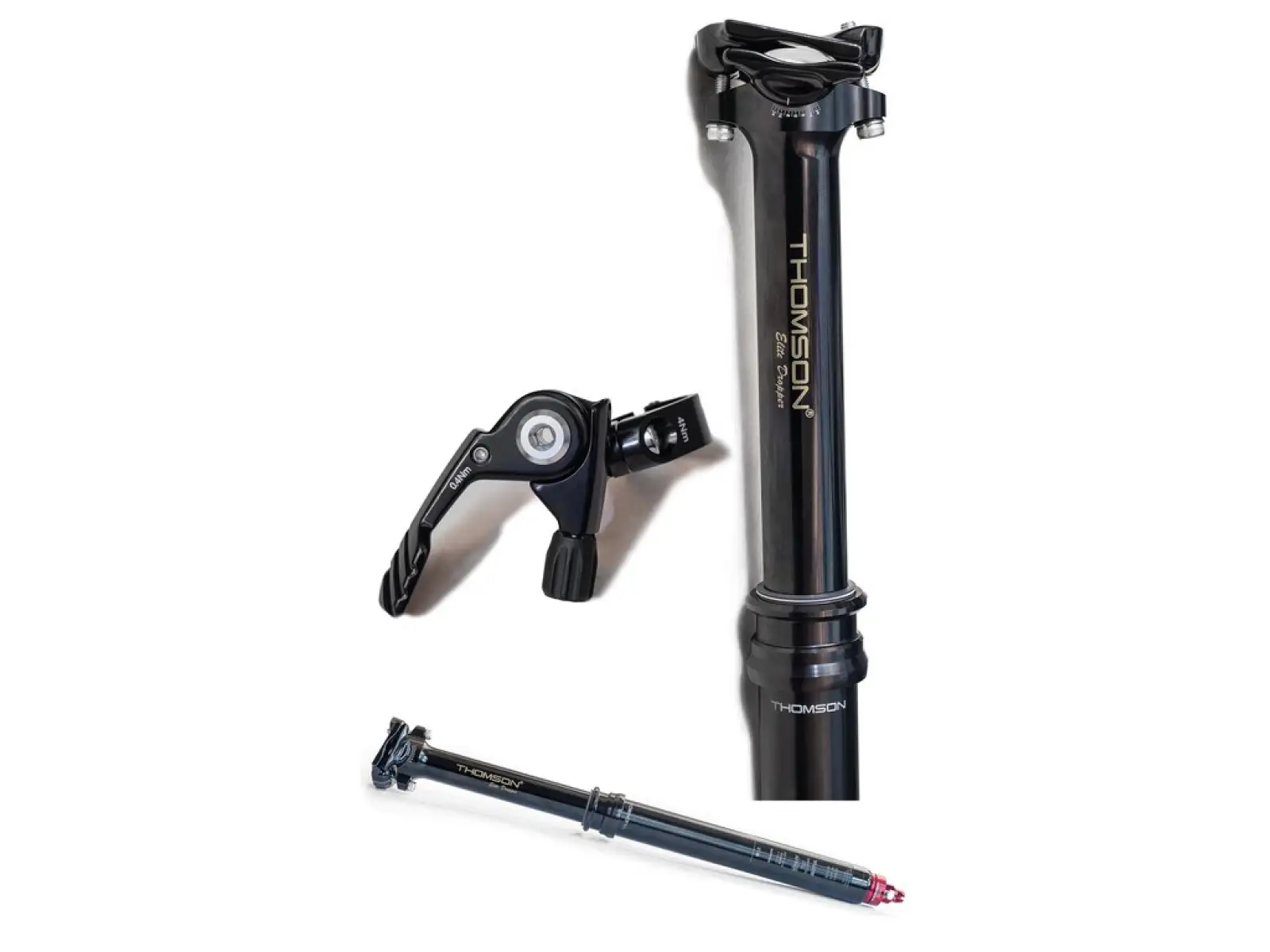 Thomson Covert Dropper Teleskop-Sattelstütze 27,2x100 mm Schwarz