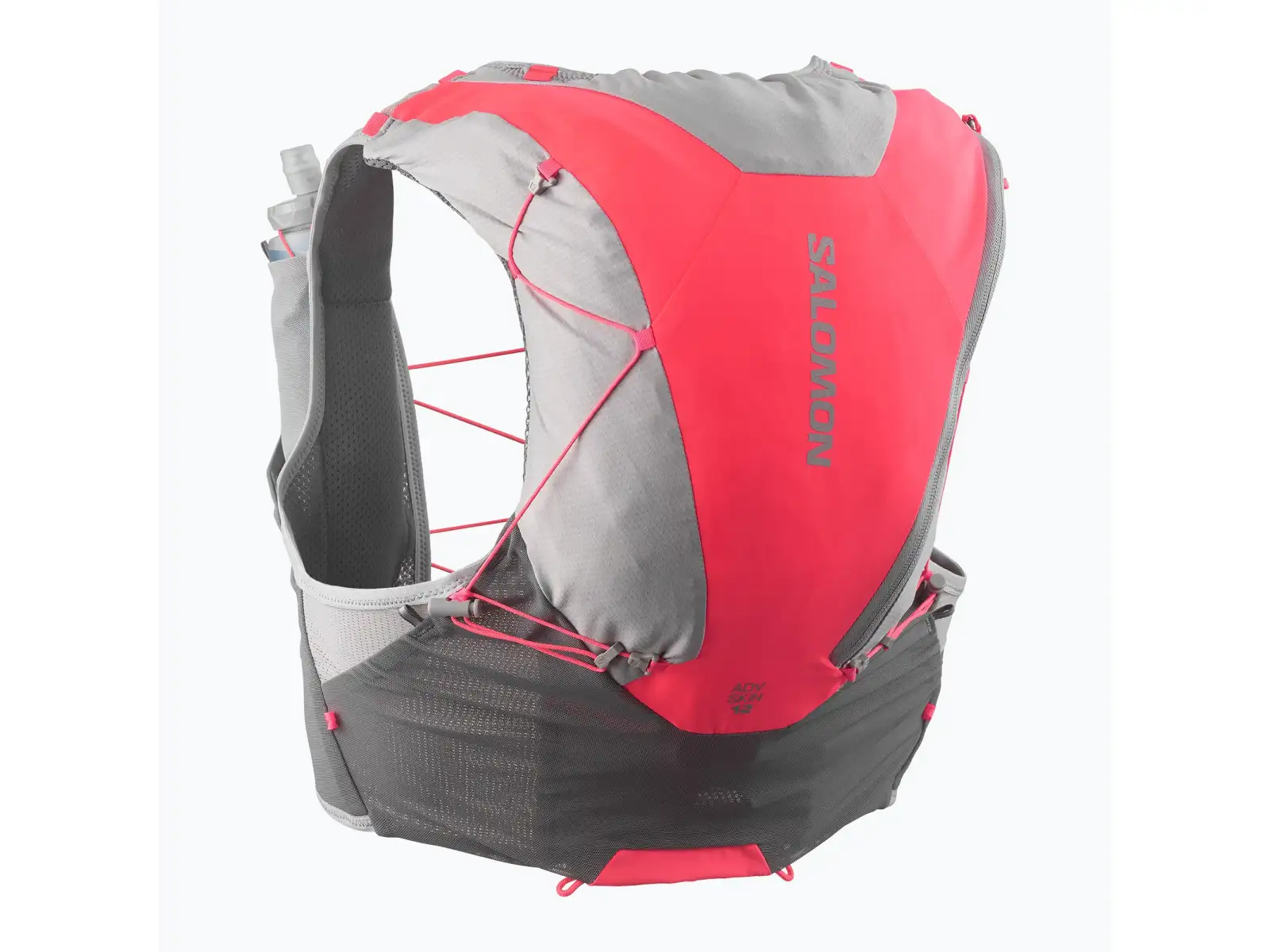 Salomon ADV Skin 12 Set Laufweste Castelrock/Alloy/Neon Flame