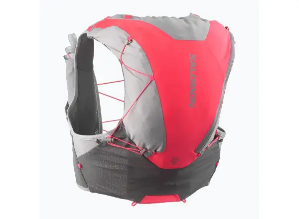 Salomon ADV Skin 12 Set Laufweste Castelrock/Alloy/Neon Flame