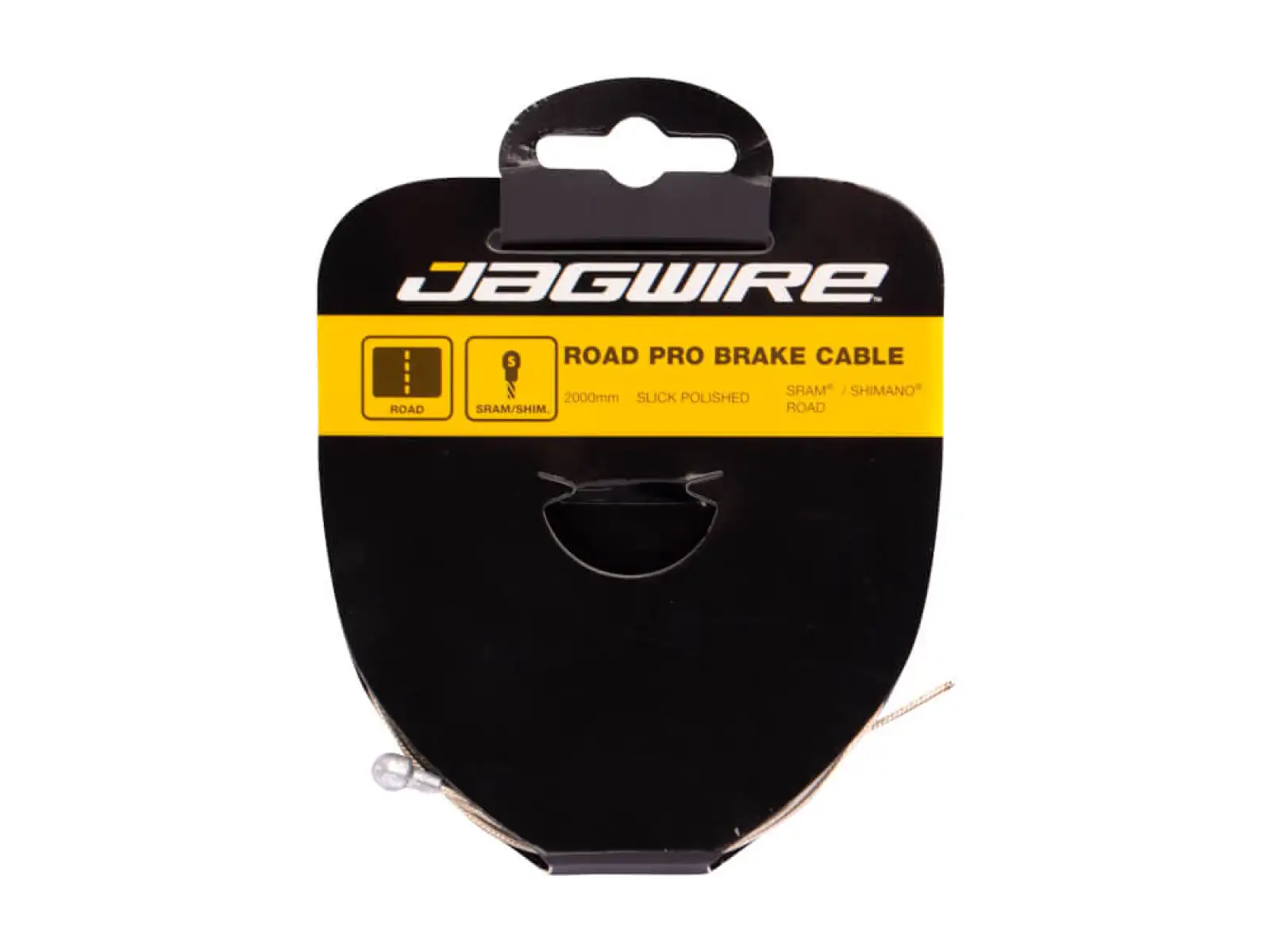 Jagwire Pro poliertes Bremskabel 1,6 mm/2000 mm Shimano/Sram