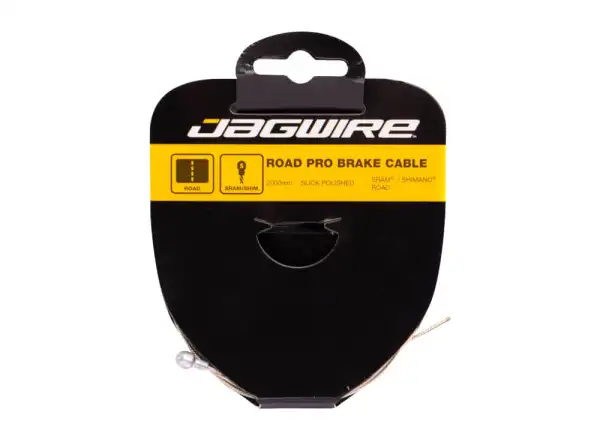 Jagwire Pro poliertes Bremskabel 1,6 mm/2000 mm Shimano/Sram