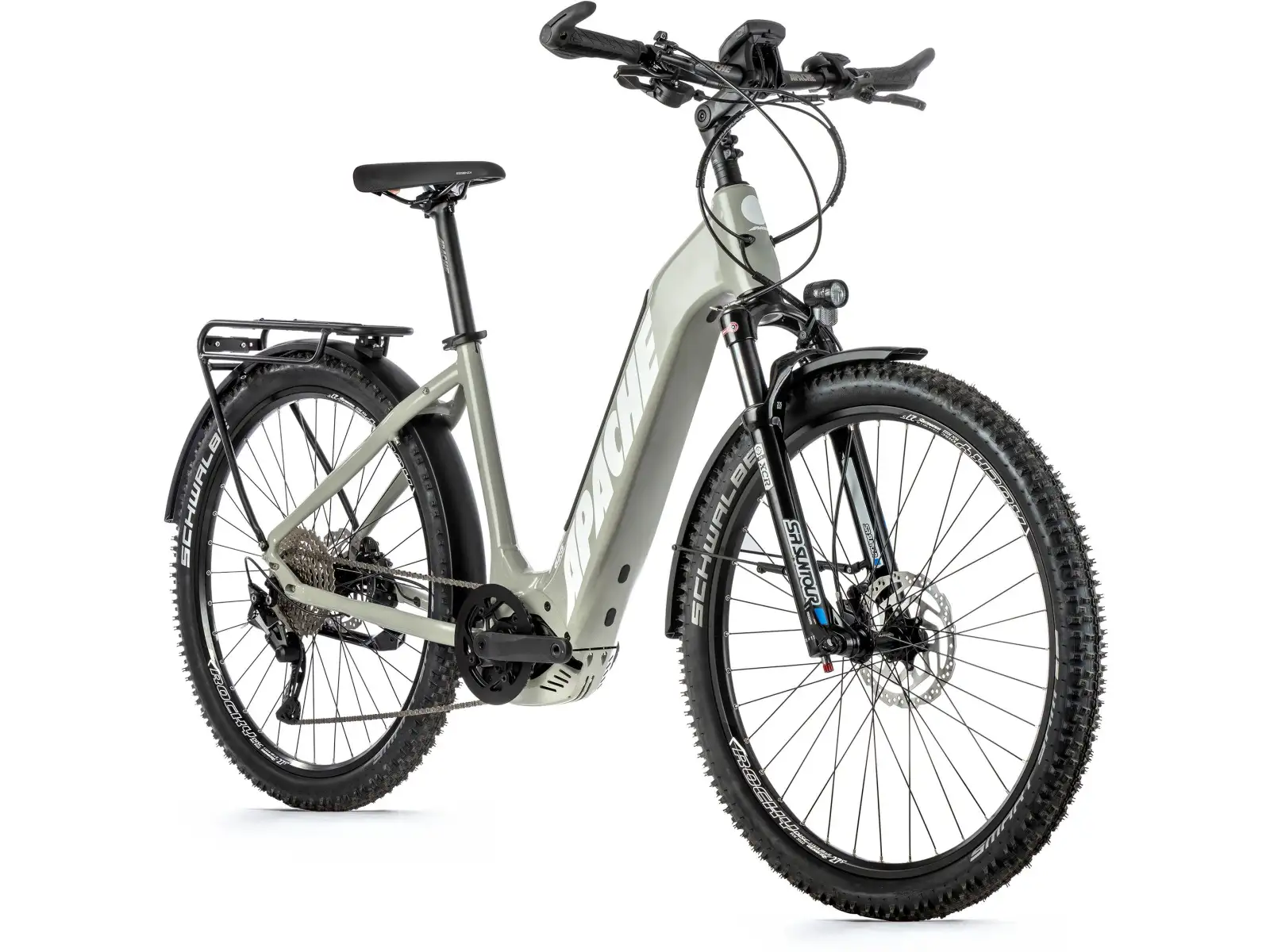 Apache Rio Grande Tour E-Reiserad (Bosch CX 625 Wh) Grau