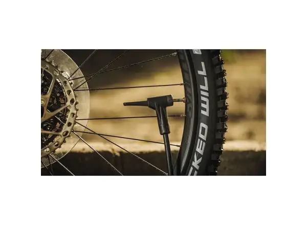 Topeak JoeBlow Mountain EX Werkstattpumpe Schwarz/Grün