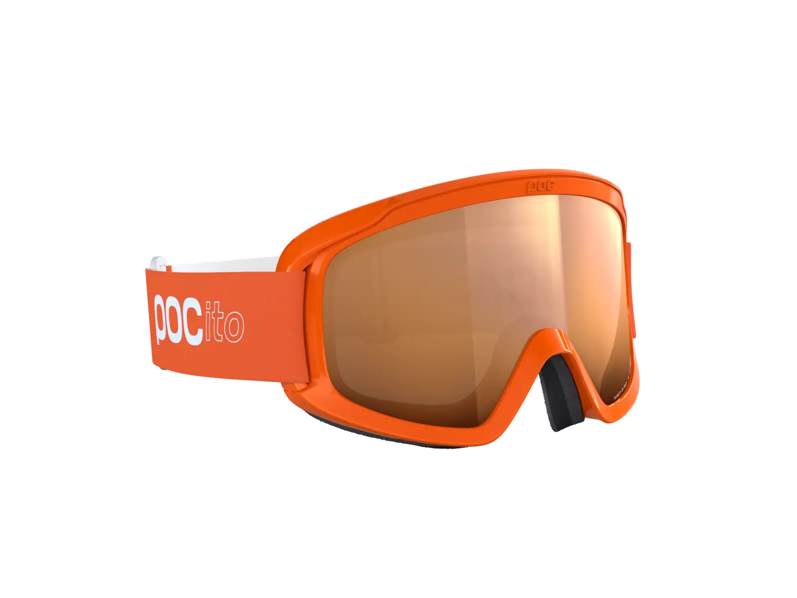 POCito Opsin Kinder Skibrille Fluorescent Orange/Partly Sunny Light Orange