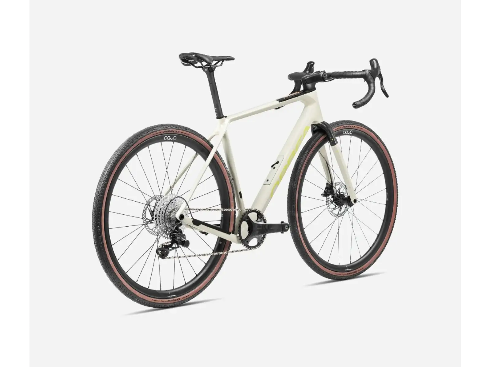 Orbea Terra M21eTEAM 1X Gravel Fahrrad Ivory White/Spicy Lime