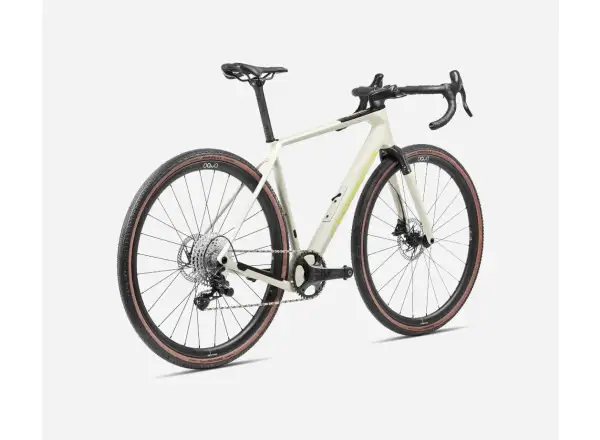 Orbea Terra M21eTEAM 1X Gravel Fahrrad Ivory White/Spicy Lime
