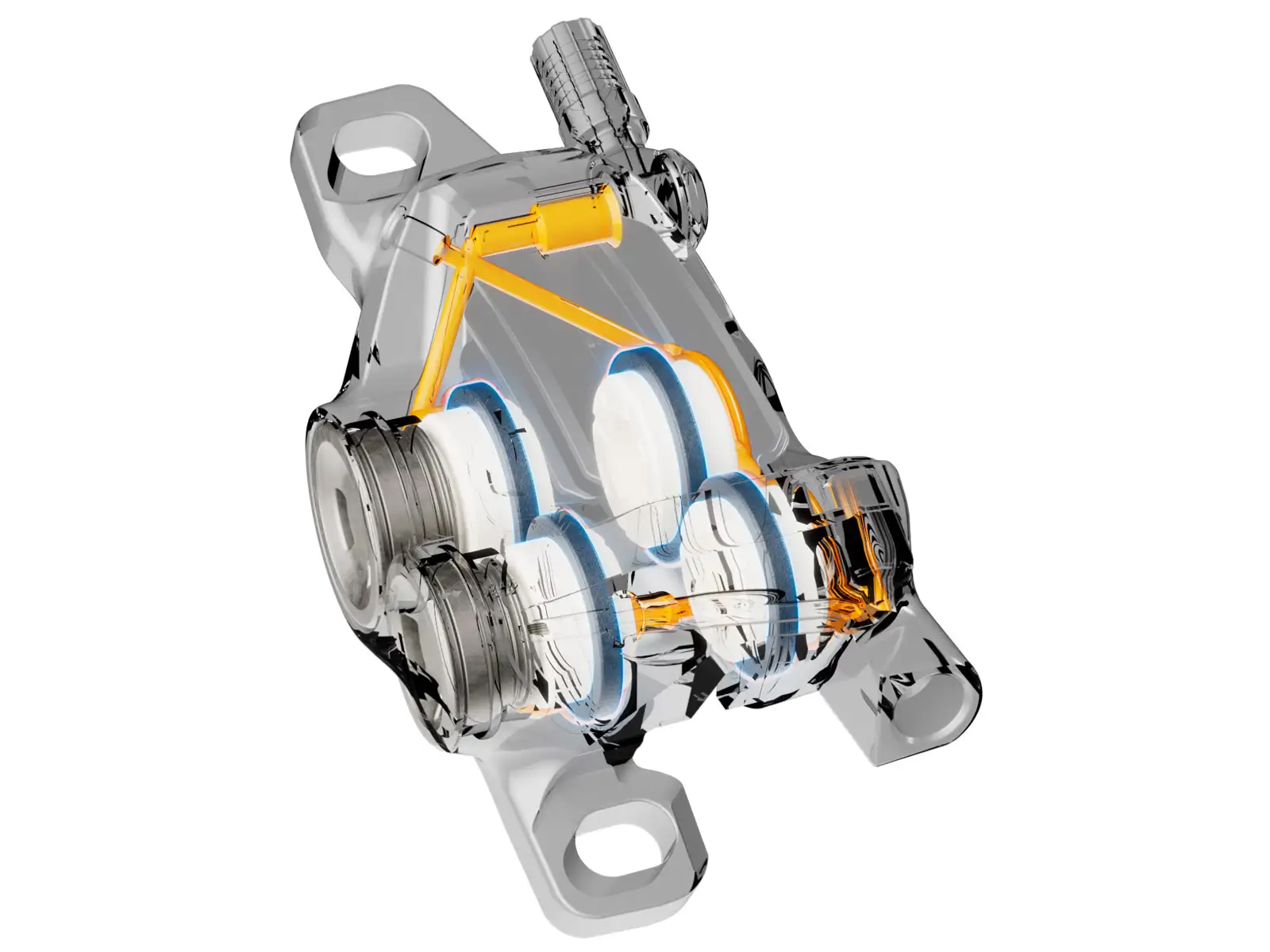 Shimano XTR BR-M9220+BL-M9220 Scheibenbremse hinten Beläge Metall mit Kühlung