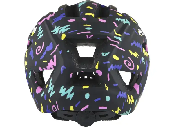 Alpina Pico Kinderhelm Black Confetti Gloss