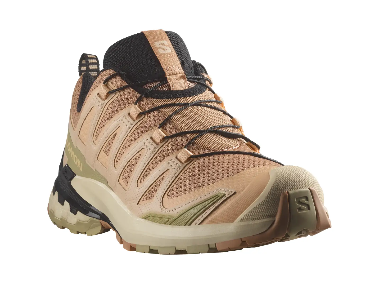 Salomon XA PRO 3D V9 Damenlaufschuhe Cork/Peach Fuzz/Sponge