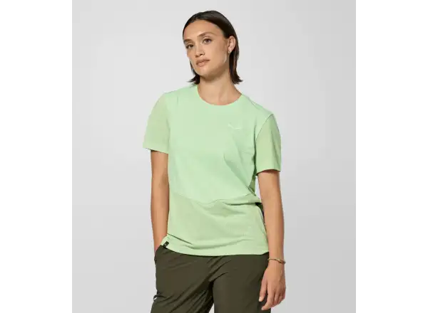 Salewa Dry'Ton Hybrid Damen T-Shirt Kurzarm Pastel Green