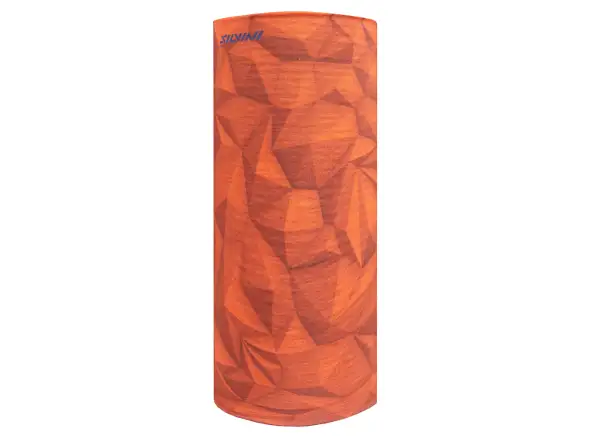 Silvini Motivo Multifunktions-Schal Orange/Navy Größe Uni