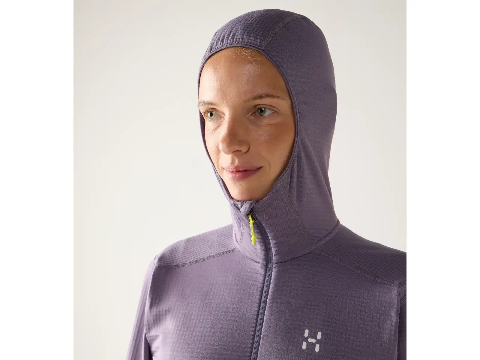 Haglöfs L.I.M Mid Multi Hood Damen Kapuzenpullover Purple Fog