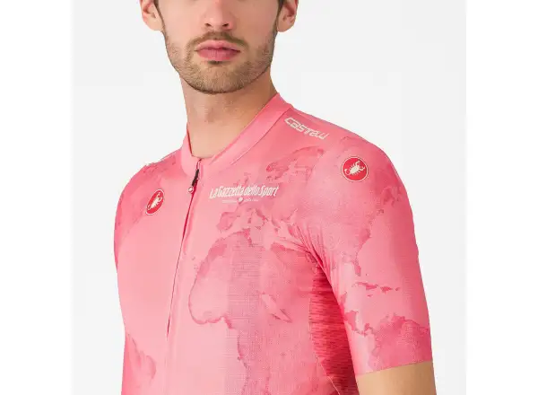 Castelli Giro 108 Competizione 3 Herren-Trikot Kurzarm Rosa Giro