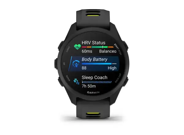 Garmin Forerunner 170 Music mit Armband Black/Amp Yellow