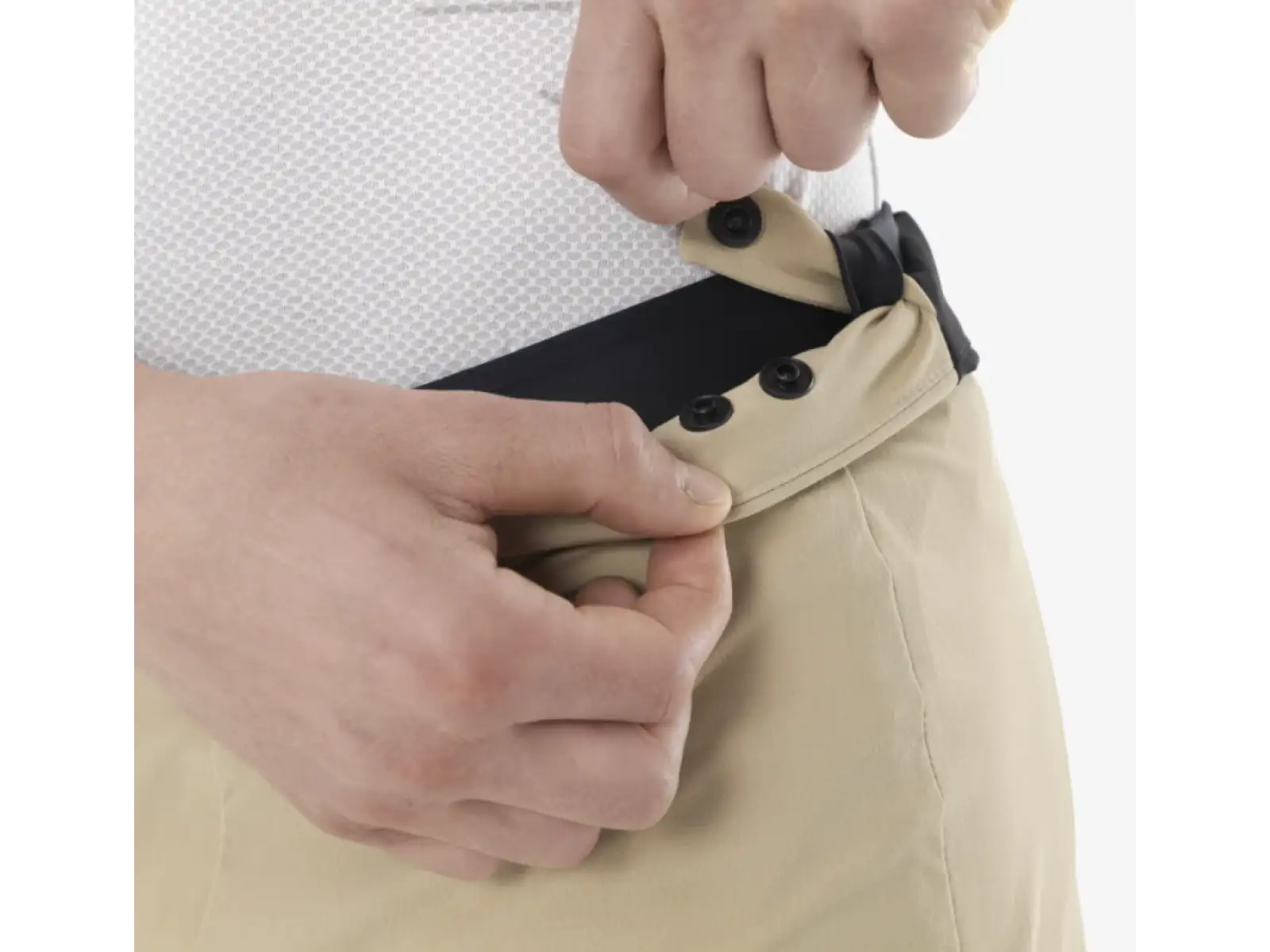 Mavic Crosstrail Herren-Shorts mit Einsatz – White Pepper