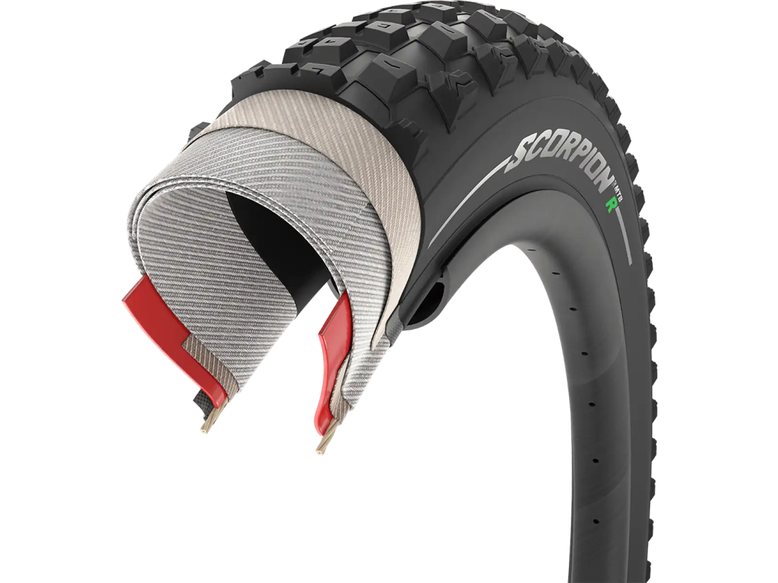 Pirelli Scorpion Enduro R HardWALL TLR 27,5" Reifen Kevlar Schwarz