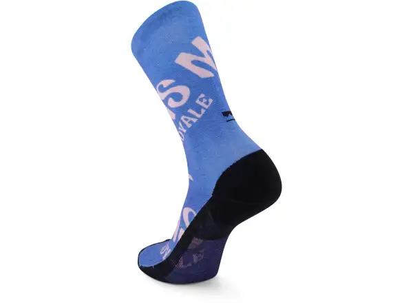 Mons Royale Atlas Crew Digital Socken Blau Trippy