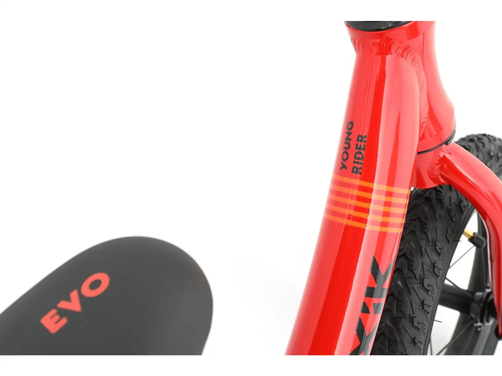 MAXÍK Evo Lite rot/orange Kinder-Laufrad