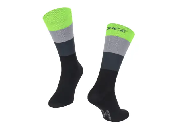 Force Rainbow Radsocken schwarz/fluo