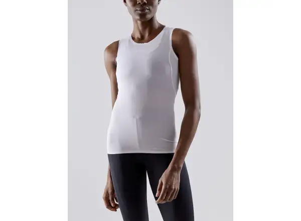 Craft Pro Dry Nanoweight Damen Trikot ohne Ärmel weiß