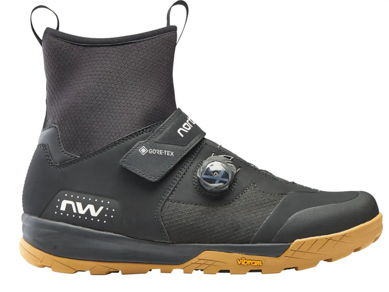 Northwave Kingrock Plus Gtx MTB Winter Herren Radschuhe Black/Honey