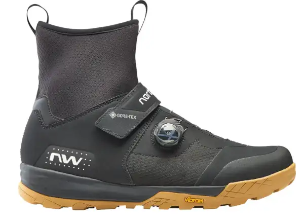 Northwave Kingrock Plus Gtx MTB Winter Herren Radschuhe Black/Honey