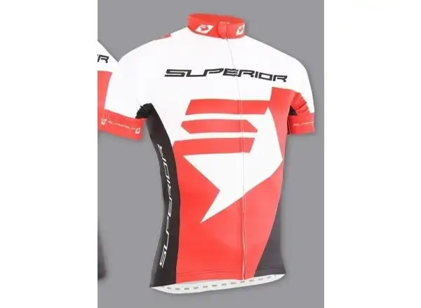 Superior Race 17/18 Herren Kurzarmtrikot weiß/rot