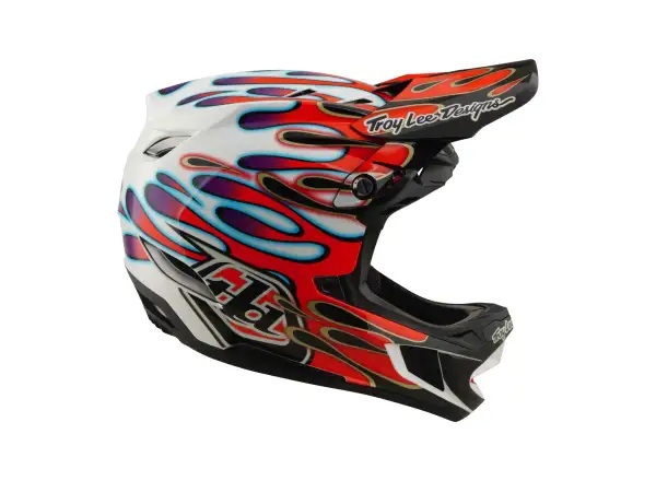 Troy Lee Desing D4 Composite Mips Helm White/Red