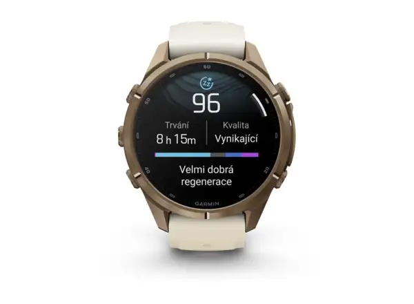 Garmin fenix 9 Pro inReach 43 mm Smartwatch Autumn gold titanium/Cream/french gray