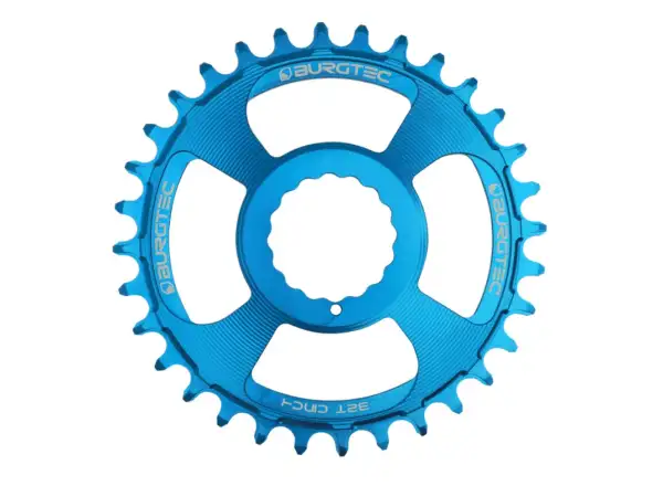 Burgtec Cinch Dick Thin Kettenblatt 32 Zähne blau
