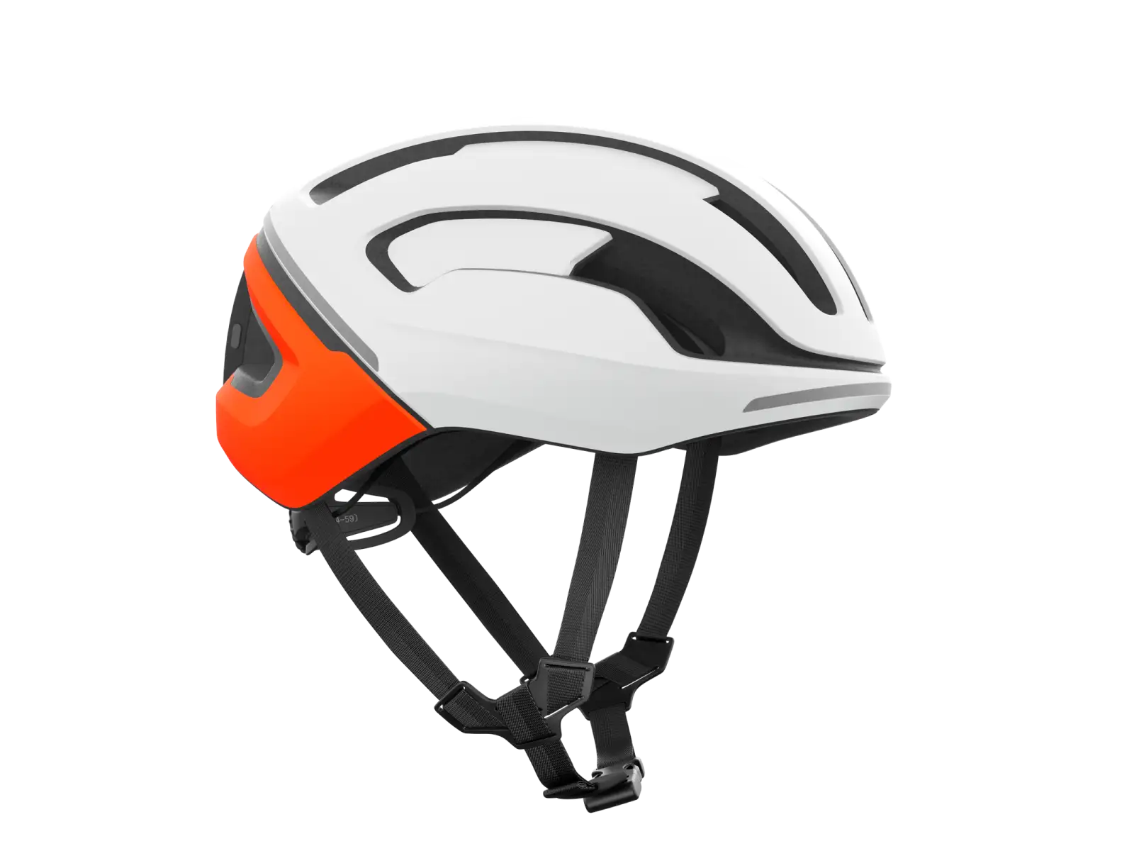 POC Omne Beacon MIPS Straßenhelm Hydrogen White/Fluorescent Orange Matt
