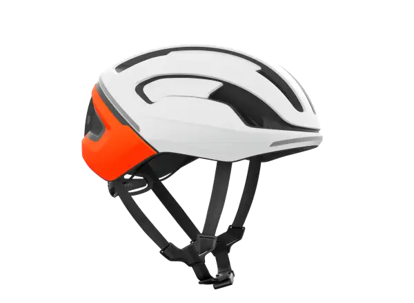 POC Omne Beacon MIPS Straßenhelm Hydrogen White/Fluorescent Orange Matt