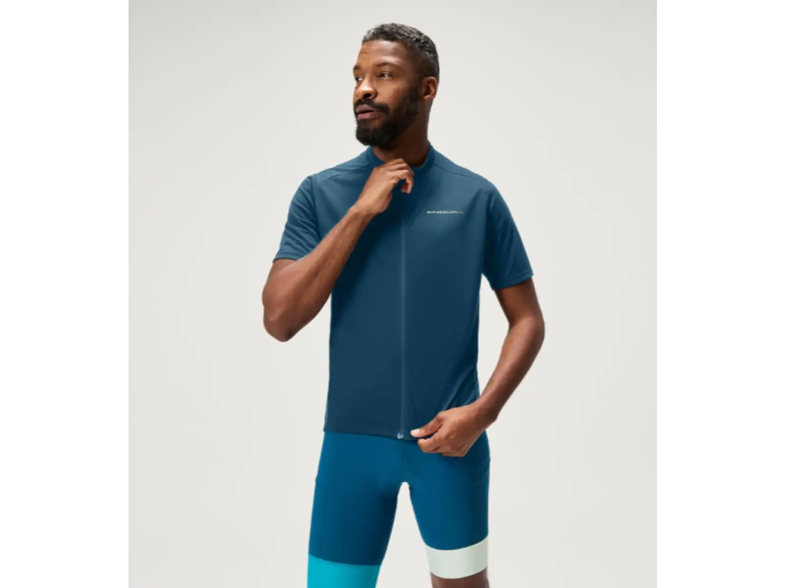 Endura Loop Herren-Trikot Kurzarm Barra Blue