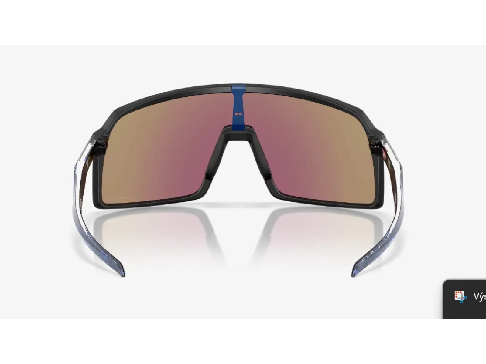 Oakley Sutro Sonnenbrille Matte Black/Crystal Blue/Prizm Sapphire