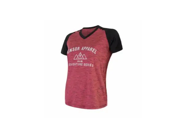 Sensor Charger Damen Trikot kurzarm pink/schwarz