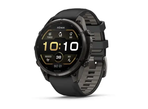 Garmin Fénix 9 Pro inReach 47 mm Smartwatch Carbon gray DLC Titanium Black/Pebble gray