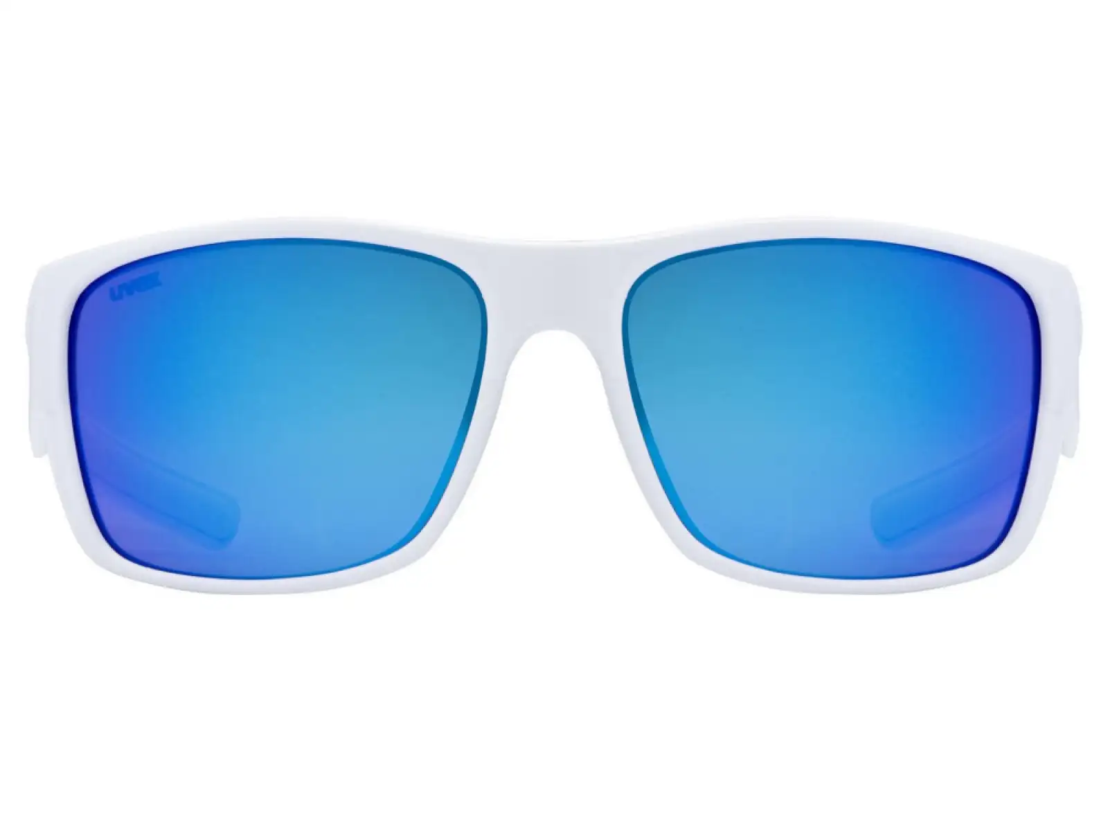 Uvex ESNTL Urban Brille White Matt/Mirror Blue