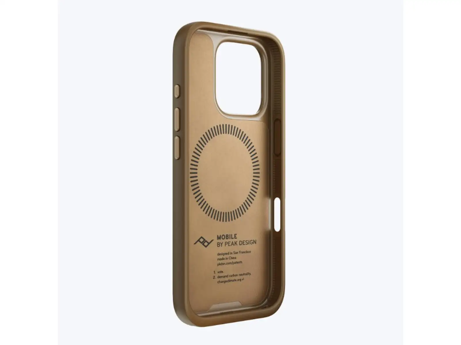 Peak Design Mobile Everyday Clarino Case iPhone 16 Pro Handyhülle Tan