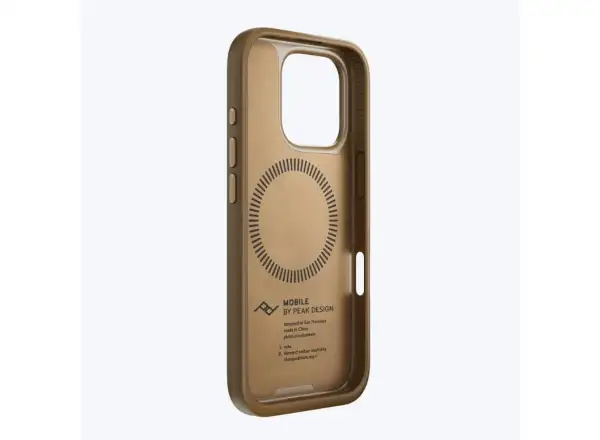 Peak Design Mobile Everyday Clarino Case iPhone 16 Pro Handyhülle Tan