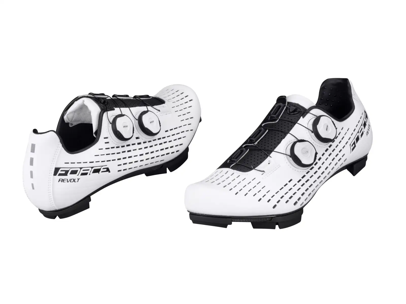 Force Revolt Carbon MTB Herren-Fahrradschuhe weiß