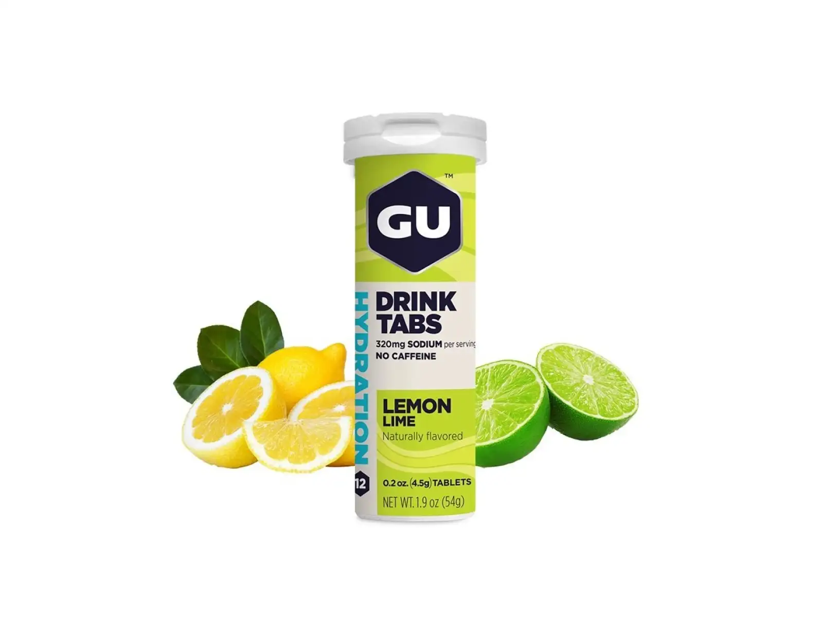 GU Hydration Drink Tabs aufgelöste Tabletten Zitrone/Limette 54 g
