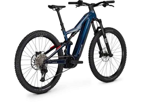 Focus THRON 8 800Wh vollgefedertes E-Bike Azurblue / Sydneyblue