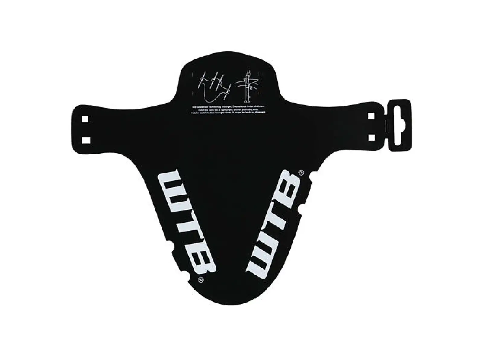 WTB Logo MTB Front Schutzblech Schwarz