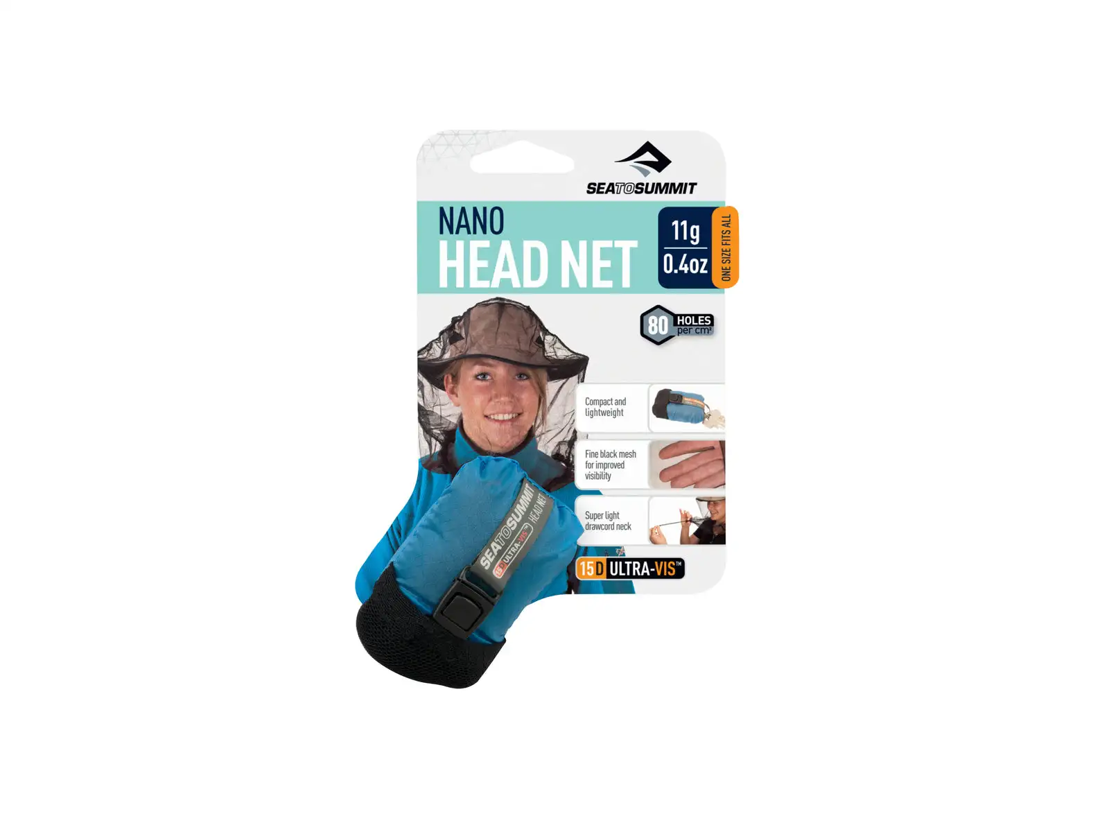 Sea To Summit Nano Moskitonetz Black