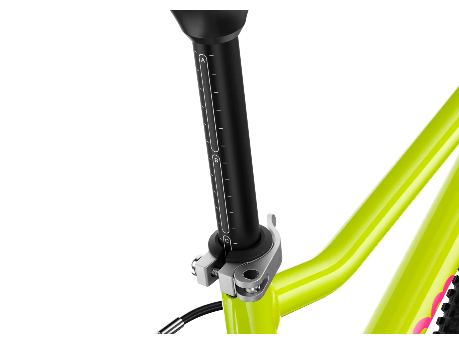 Woom GO 3 Automagic Kinderfahrrad neon lime