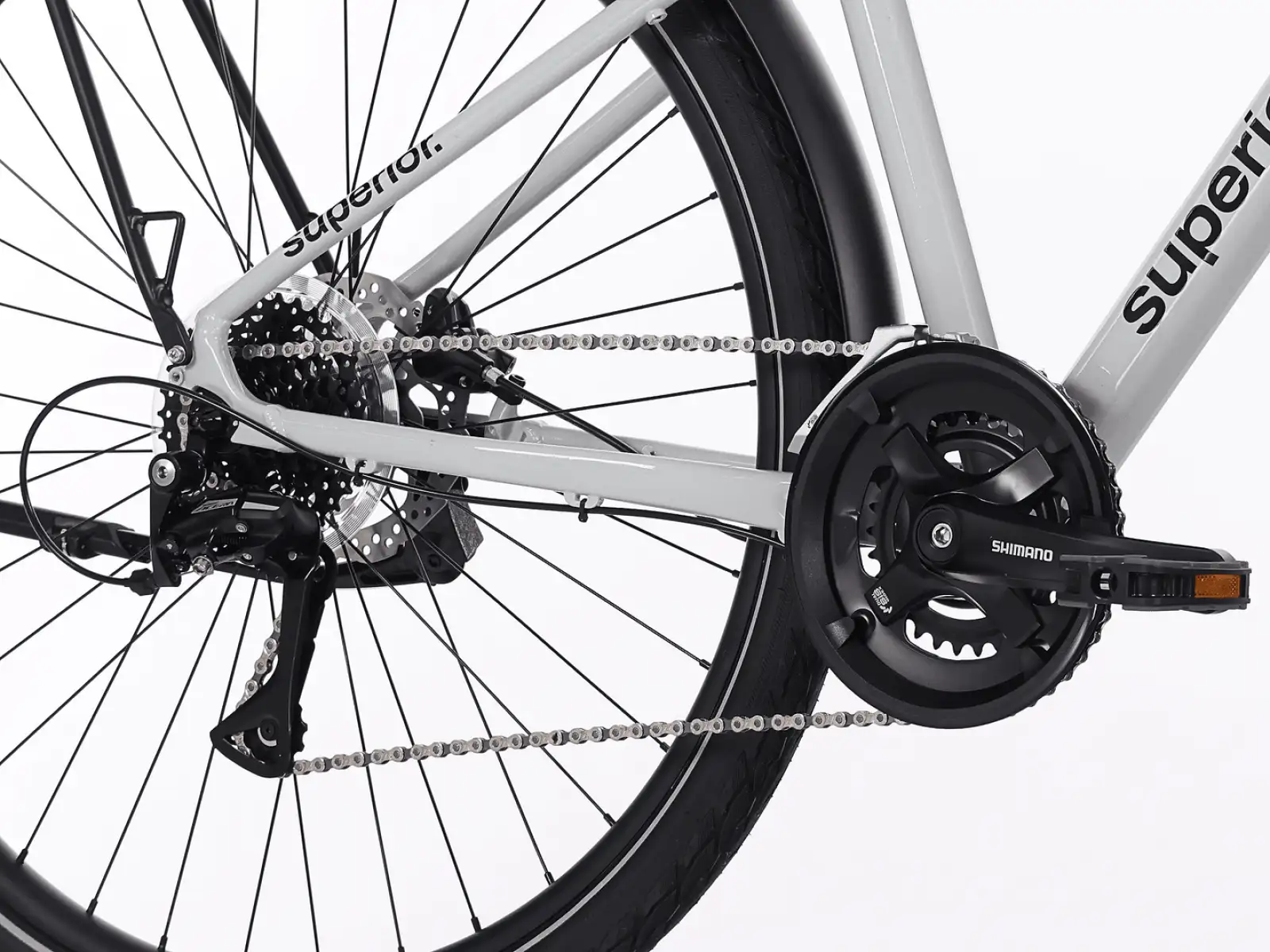 Superior Blox 6.2 T Stadtfahrrad Gloss Grey