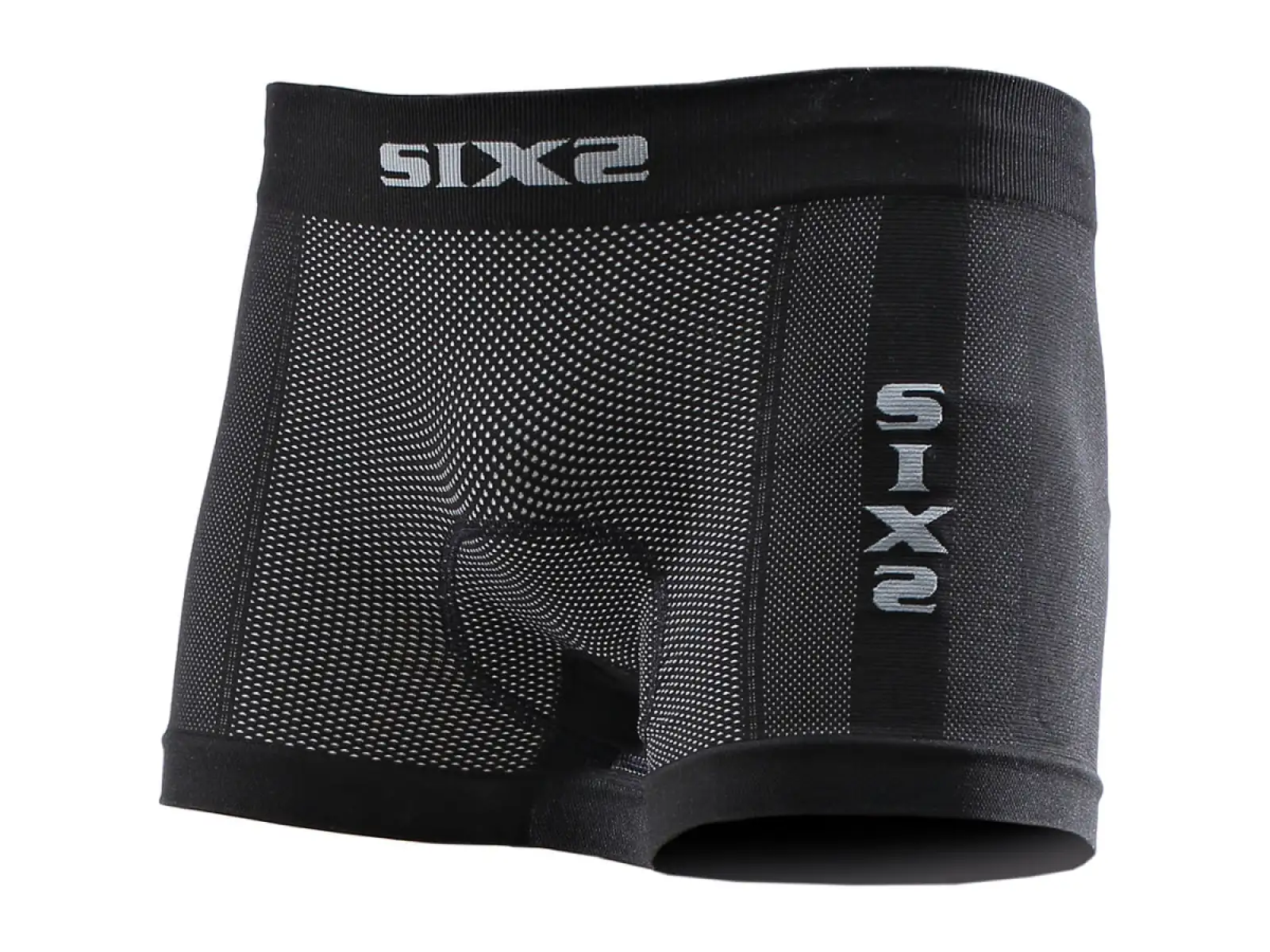 SIXS BOX2 Funktionsboxershorts mit Carbon-Einsatz Schwarz.