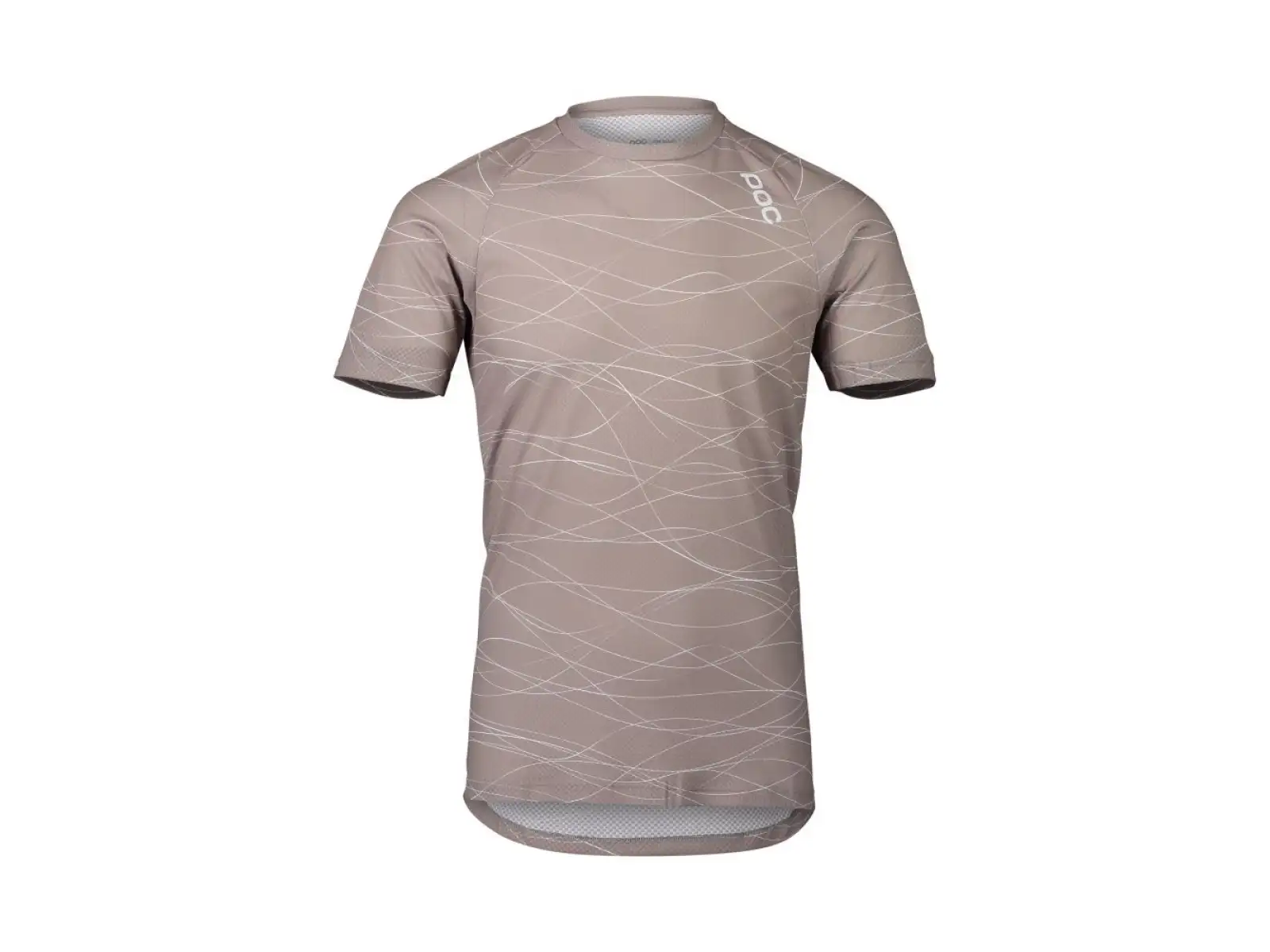 POC Pure Tee Lines Herren MTB Kurzarmtrikot mondstein grau