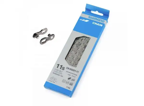 Shimano CN-HG601 11-fach Kette 116 Glieder mit Kettenschloss - mit Box