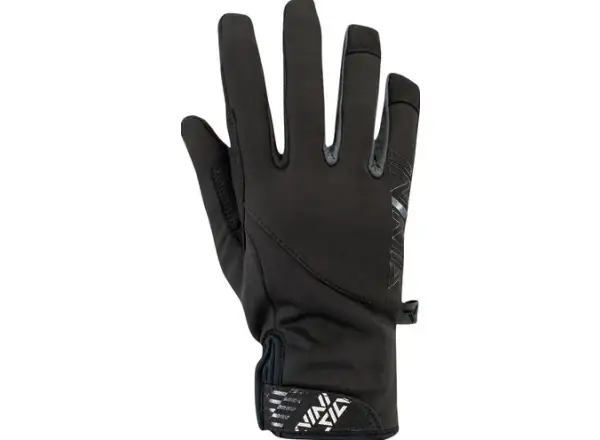 Silvini Ortles Kinder Softshell Winterhandschuhe Schwarz/Anthrazit